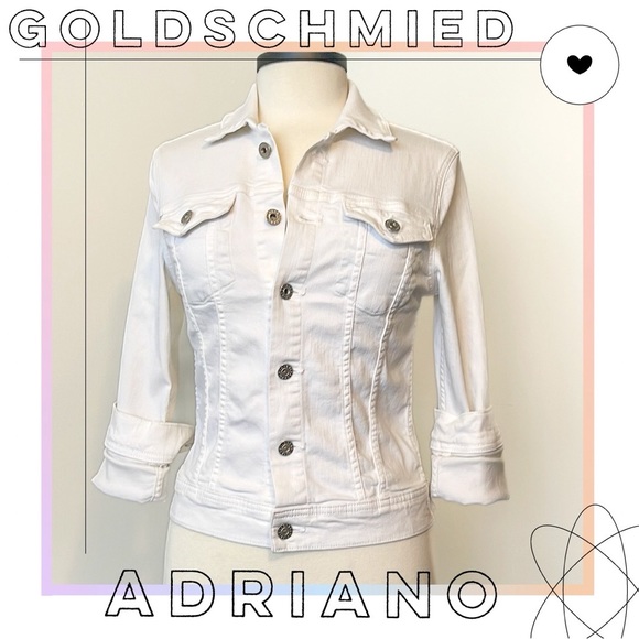 Ag Adriano Goldschmied Jackets & Blazers - 💕Adriano Goldschmied White the Robyn Denim Jacket💕